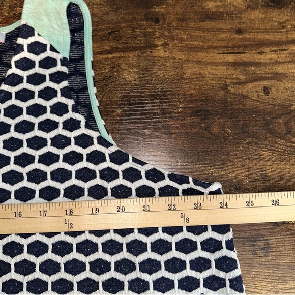 Pixley Top Women 3X Blue Millie Textured Knit Tank Casual Comfy Stretch Boho - Picture 3 of 8